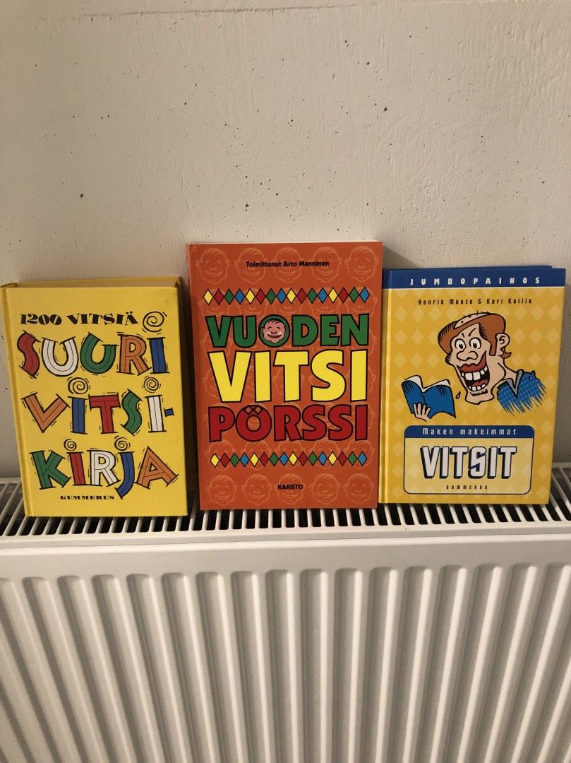 Vitsikirjoja 10 erilaista halvalla