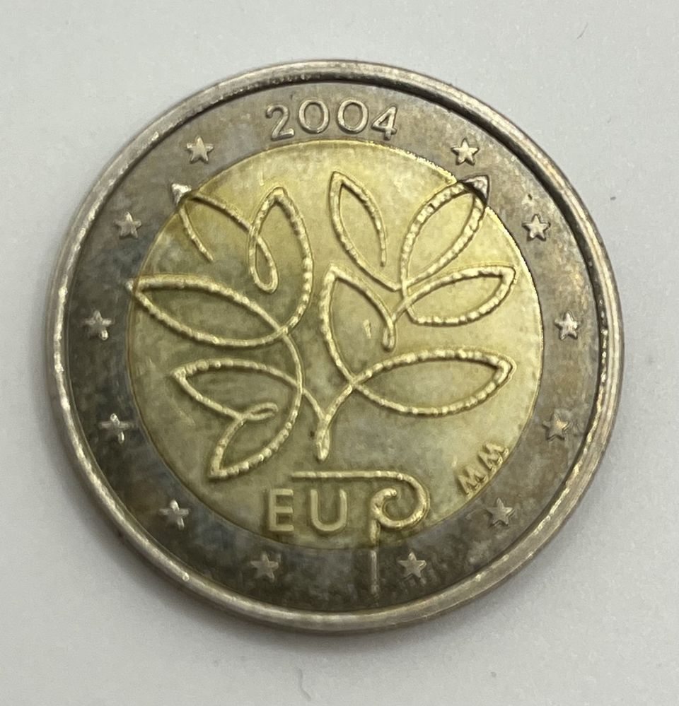 2 euro 2004 EU:n laajentuminen