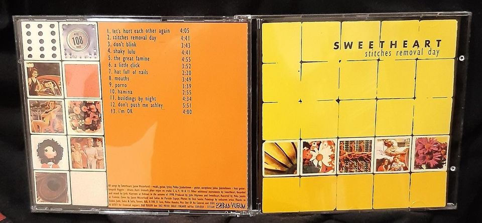 Sweetheart - Stitches Removal Day CD