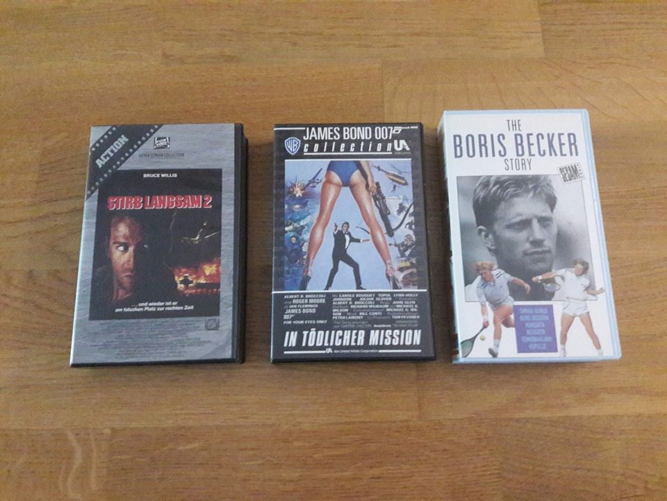 Saksaksi dubattuja VHS -elokuvia