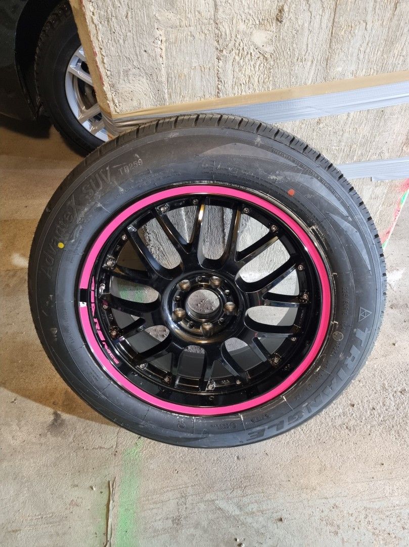 1 kpl Kesärengas 225/60R18 5x112 vanteella