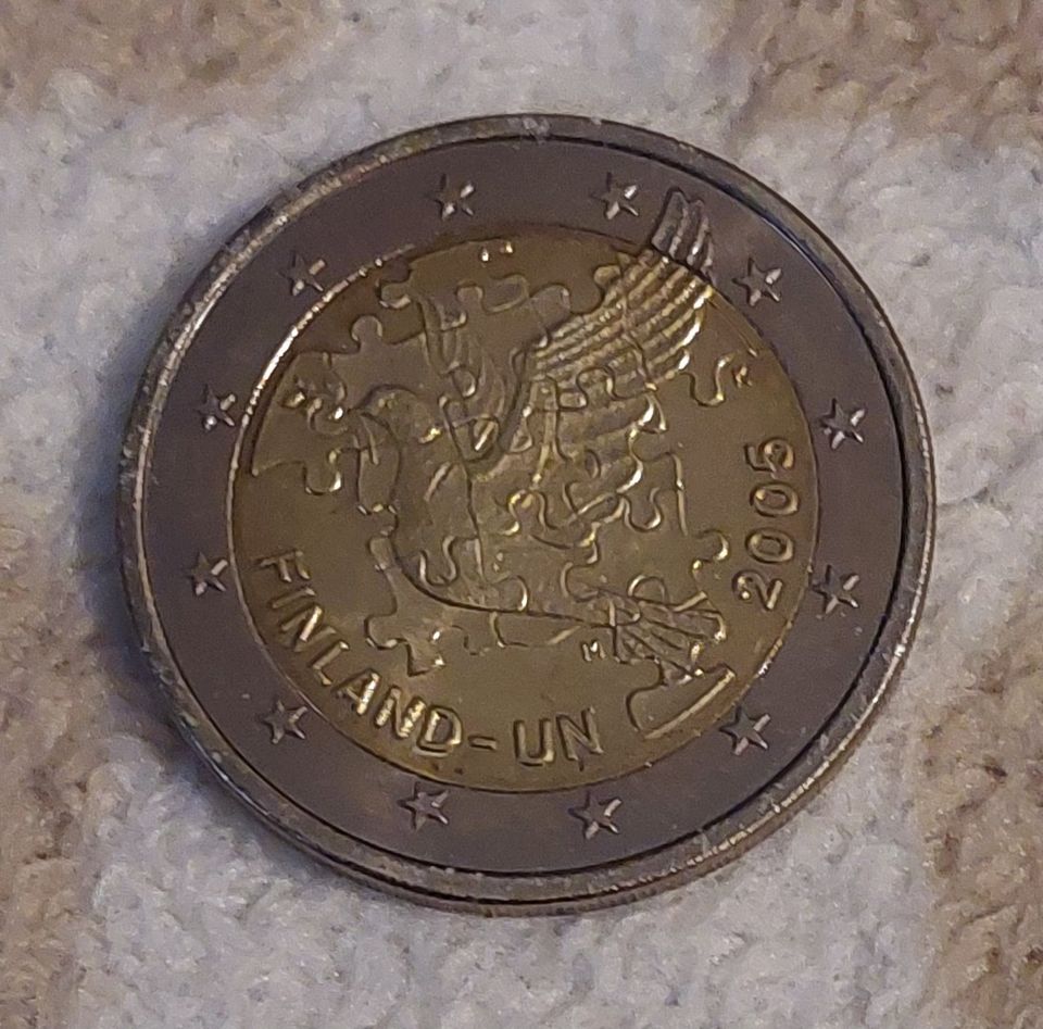 Suomi 2005 2 eur YK v. 2005 kolikko