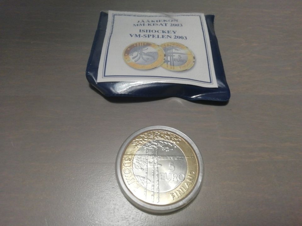 5eur Juhlaraha Jääkiekon MM-kisat 2003 Suomi