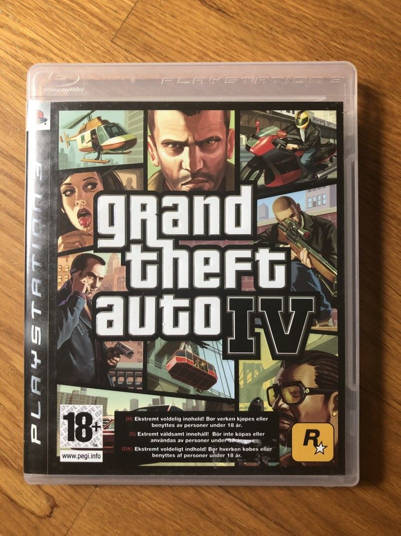 Grand Theft Auto IV PS3 peli