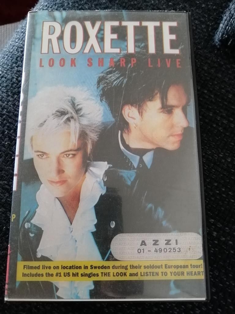 Roxette Look sharp Live VHS