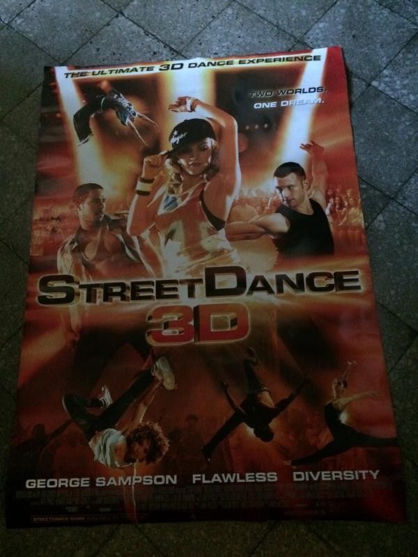 StreetDance 3D elokuvajuliste 70 cm x 100 cm