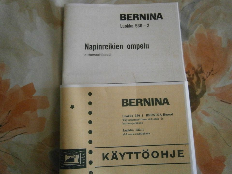 Bernina 530-1,530-2,532-1 Suomenkielinen käyttöohj