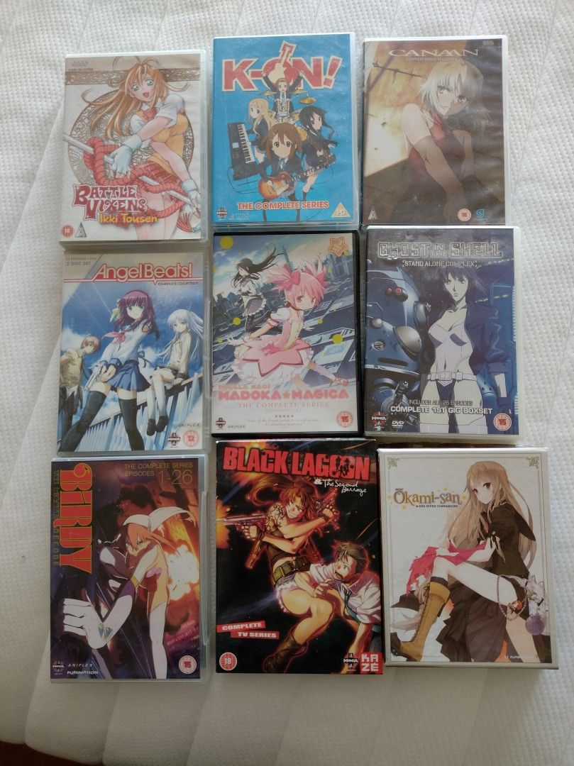 Anime DVD sarjoja