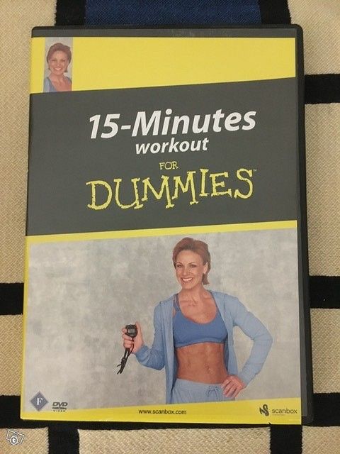 15-Minutes workout For Dummies dvd suomijulkaisu