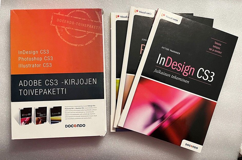 Adobe CS3 -kirjojen toivepaketti