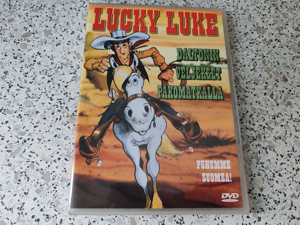 Lucky Luke Daltonin veljekset pakomatkalla (DVD)