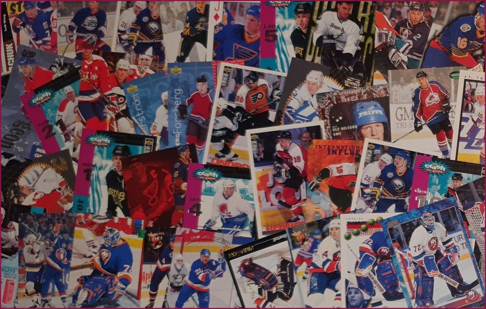 472 kpl NHL / jääkiekko kerälykortteja