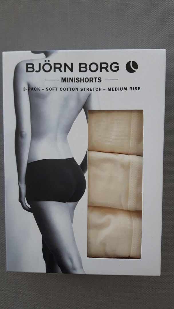 UUDET Björn Borg minishorts S x 3 (saatavilla 2)