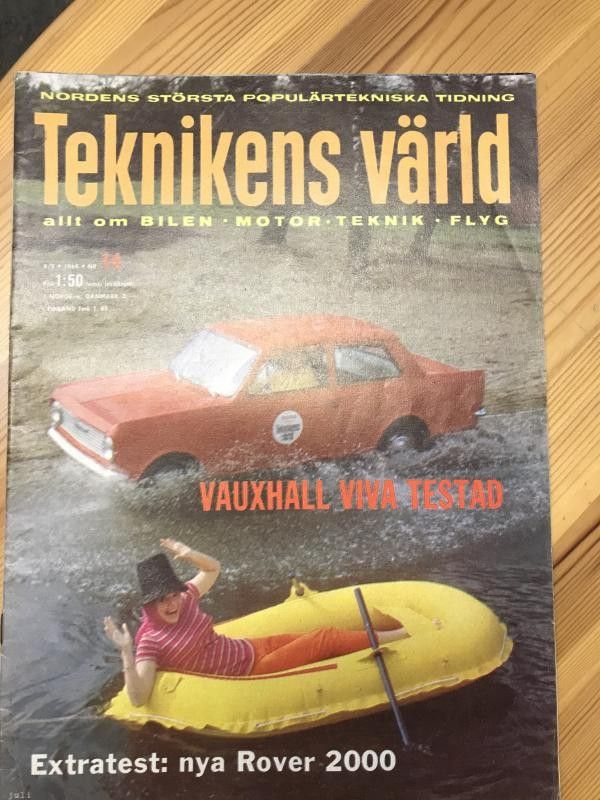 Teknikens Värld no.14 v.1964 Vauxhall Viva