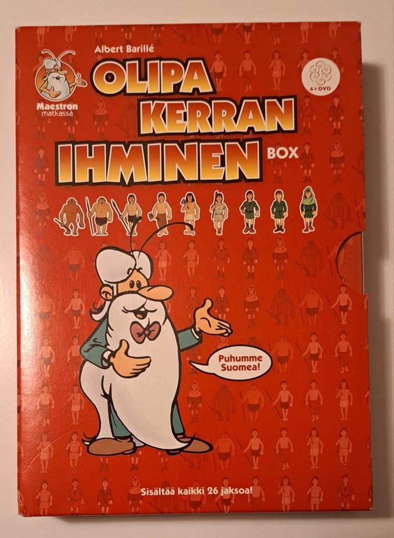 Olipa kerran ihminen box