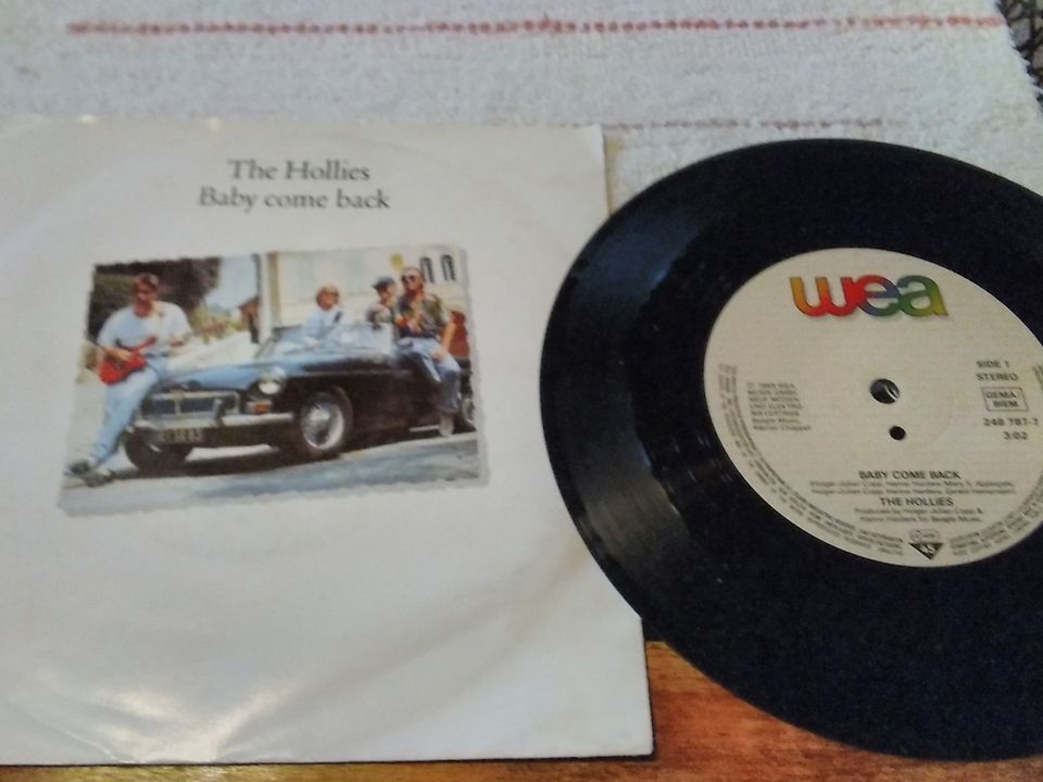 The Hollies 7" Baby come back / Hillsborough