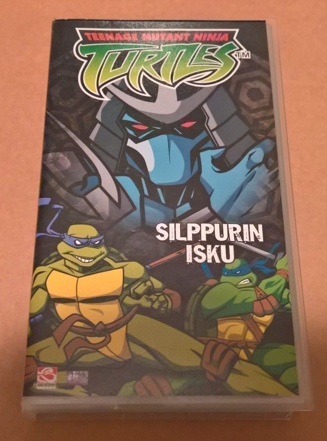 VHS Teenage Mutant Ninja Turtles Silppurin isku