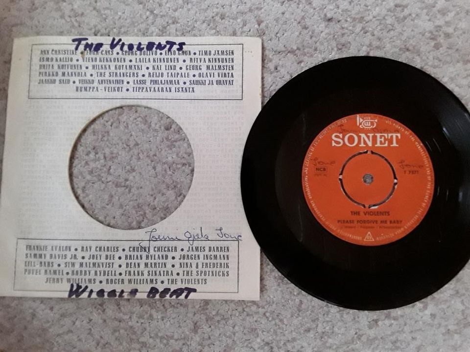 The Violents 7" Please forgive me baby