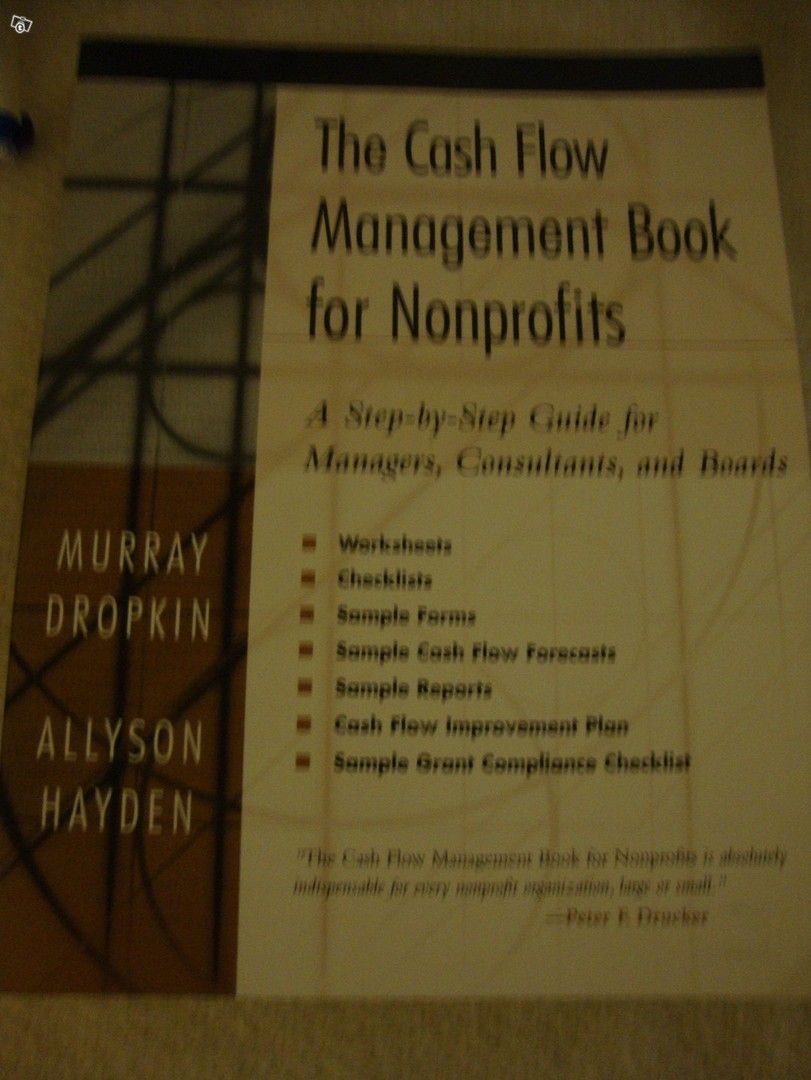 The Cash Flow Management Book for Nonprofits