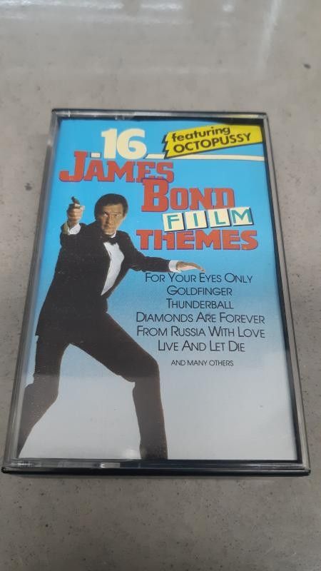 James Bond Film Themes elokuvamusiikkia C-kasetti
