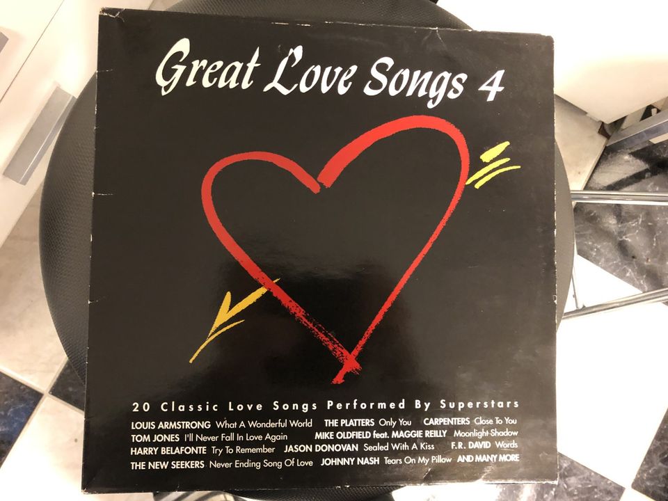 GREAT LOVE SONGS(Lp-tuplalevy)