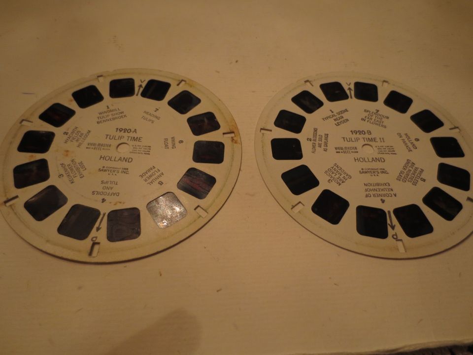 2 kpl View Master kuvakiekkoja , 1920 A - 1920 B