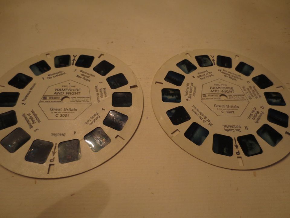 2 kpl View Master kuvakiekkoja , C 3001 - 2