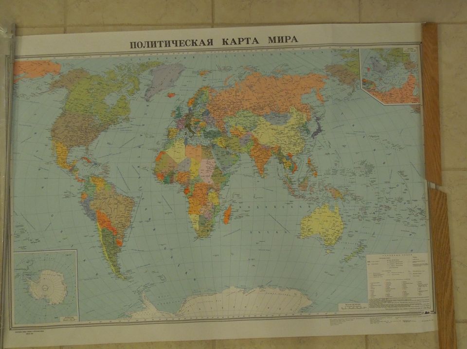 Poliittinen maailman kartta,