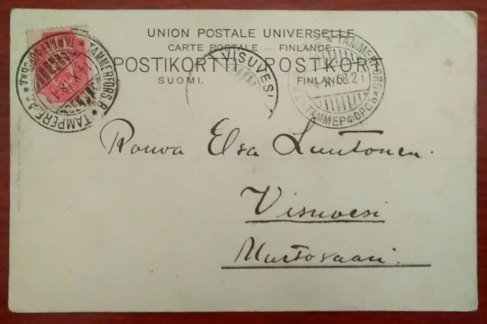 Postikortti vuodelta 1918