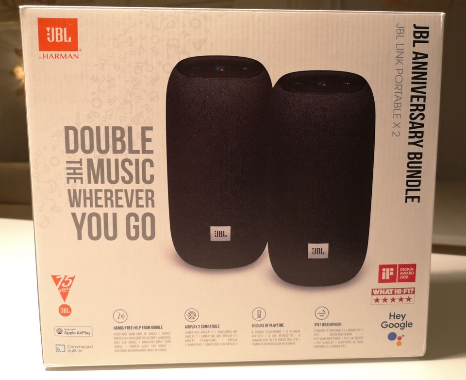 Jbl anniversary bundle link portable x2