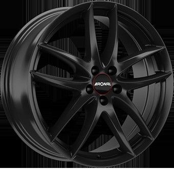 7X16 5X112 ET45 KR76 RONAL R46 gloss black 710kg