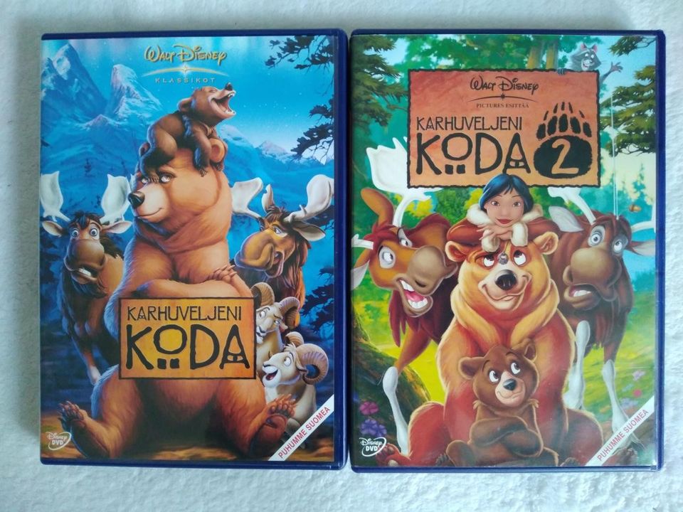 Karhuveljeni Koda 1 ja 2 -dvd:t, Imatra/posti