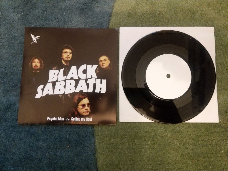 Black Sabbath Psycho Man Selling My Soul 7" lp