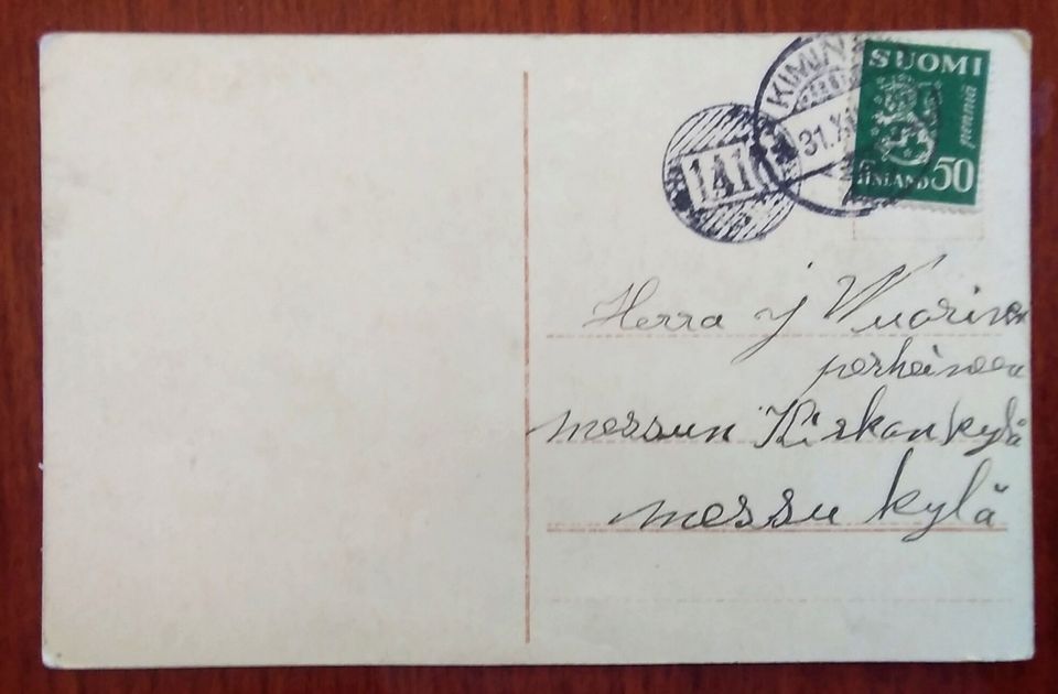 Vanha postikortti
