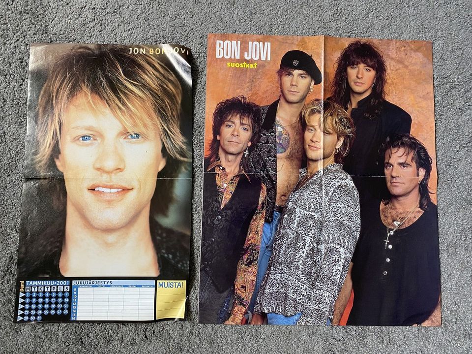 Bon Jovi julisteet ja tarrat