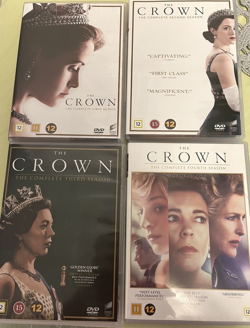 THE CROWN - kaudet 1-4 DVD