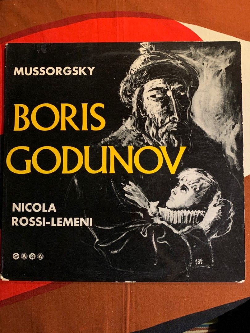 Mussorgsky Boris Godunov ja Puccini Tosca LP:t