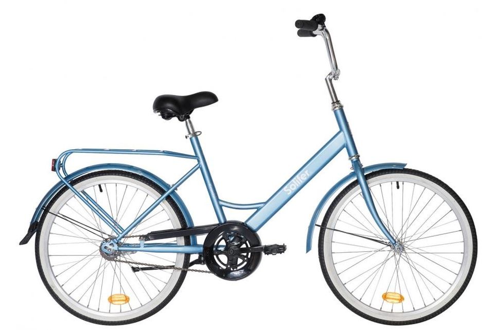 Solifer Kombi 24" 1-v vaalean sininen polkupyörä