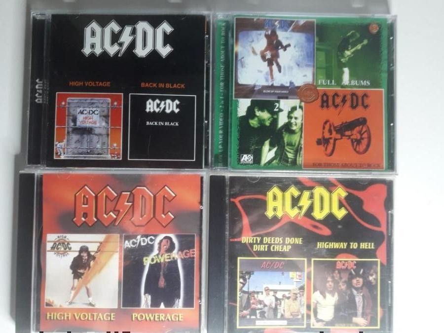 AC-DC CD 2on1 Takuu. Yksi levy ( 2 albumia ) maksa 12€.