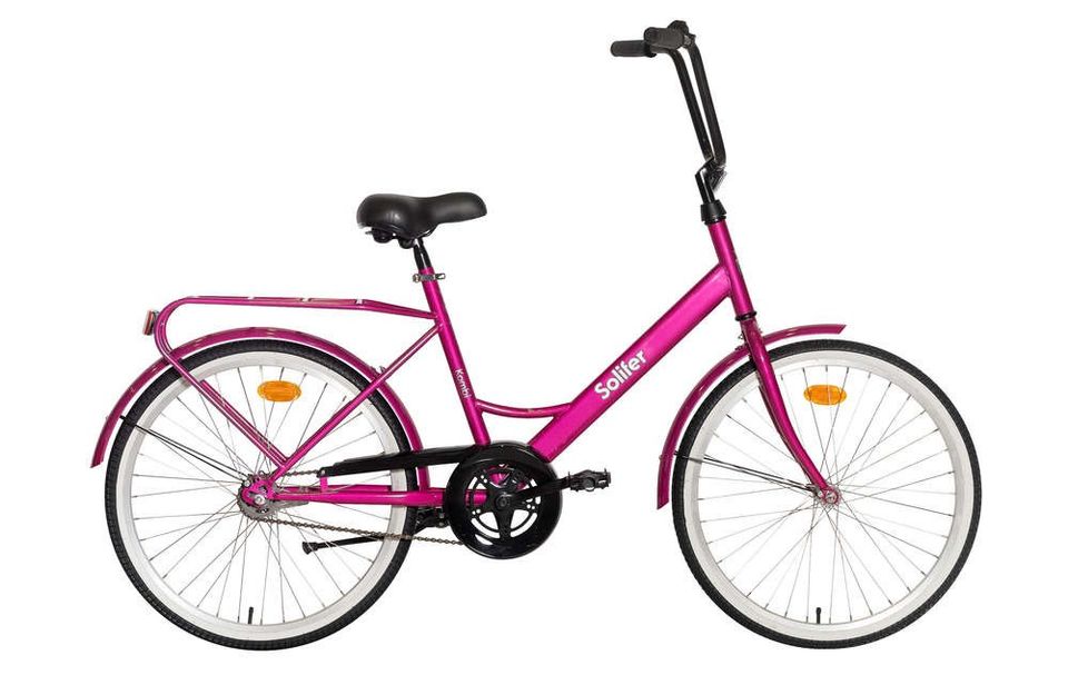 Solifer Kombi 24" 1-v pinkki polkupyörä-