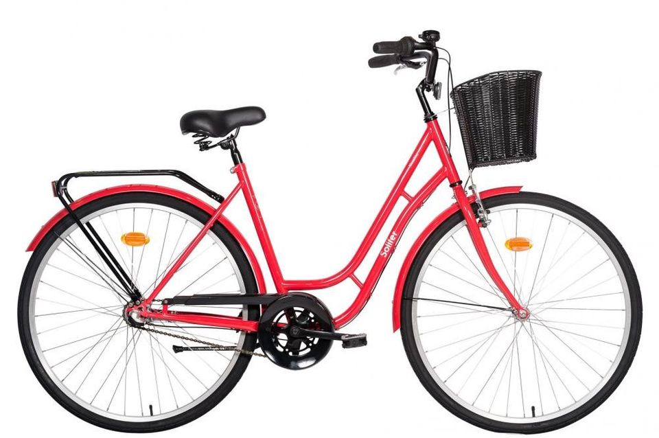 Solifer Klassikko 3-v punainen naisten polkupyörä