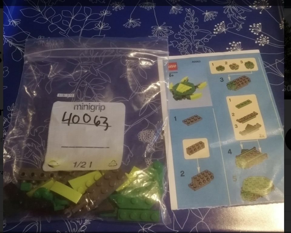 Lego 40063 kilpikonna