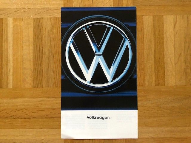 Esite Volkswagen 1986/1987: Golf, Jetta, Scirocco