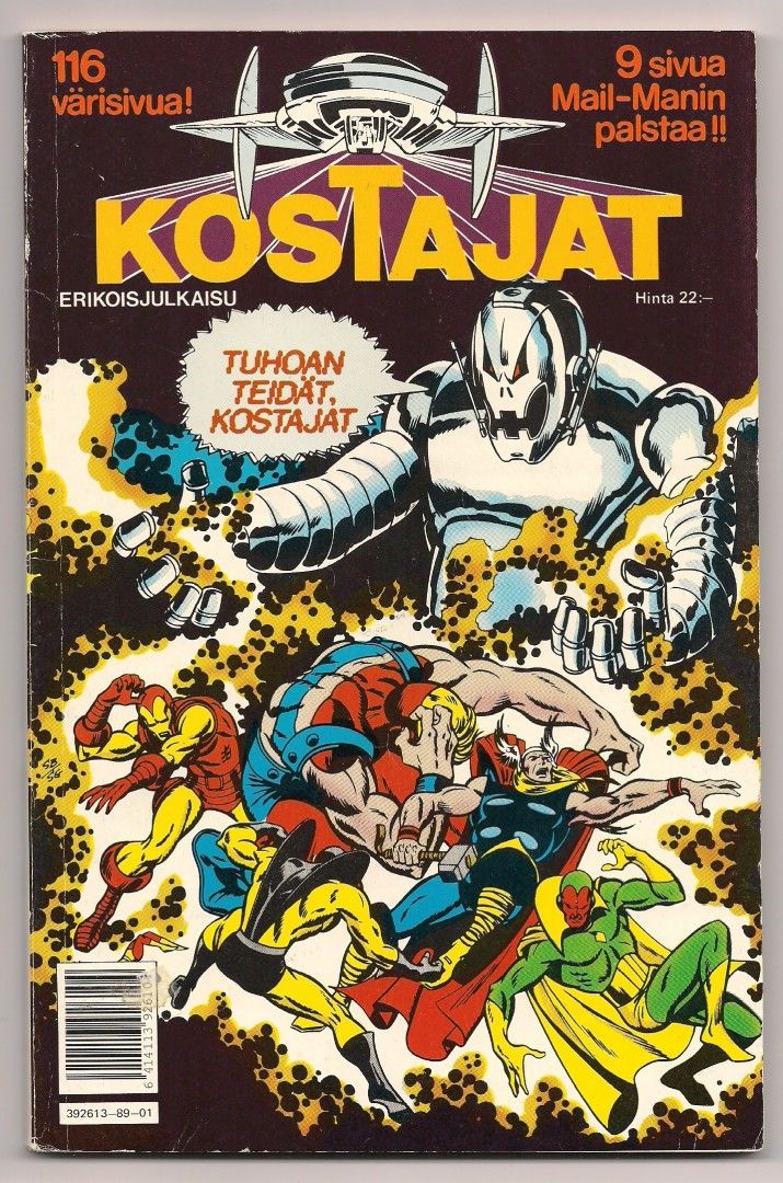 Kostajat erikoisjulkaisu 1989