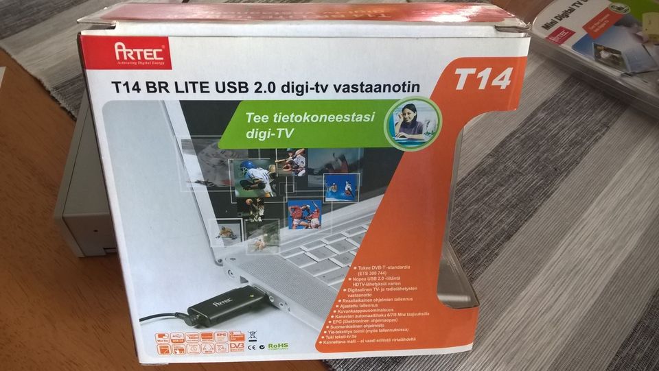 Artec T14 BR lite usb 2.0 digiTV ja mini TV stick