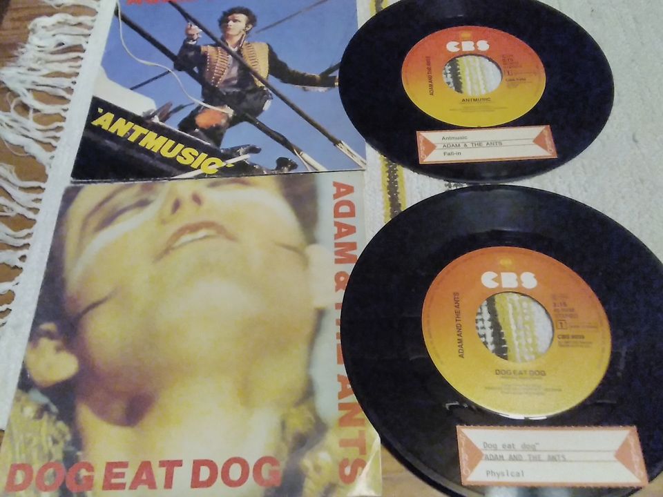 2 kpl Adam & The Ants 7" Single