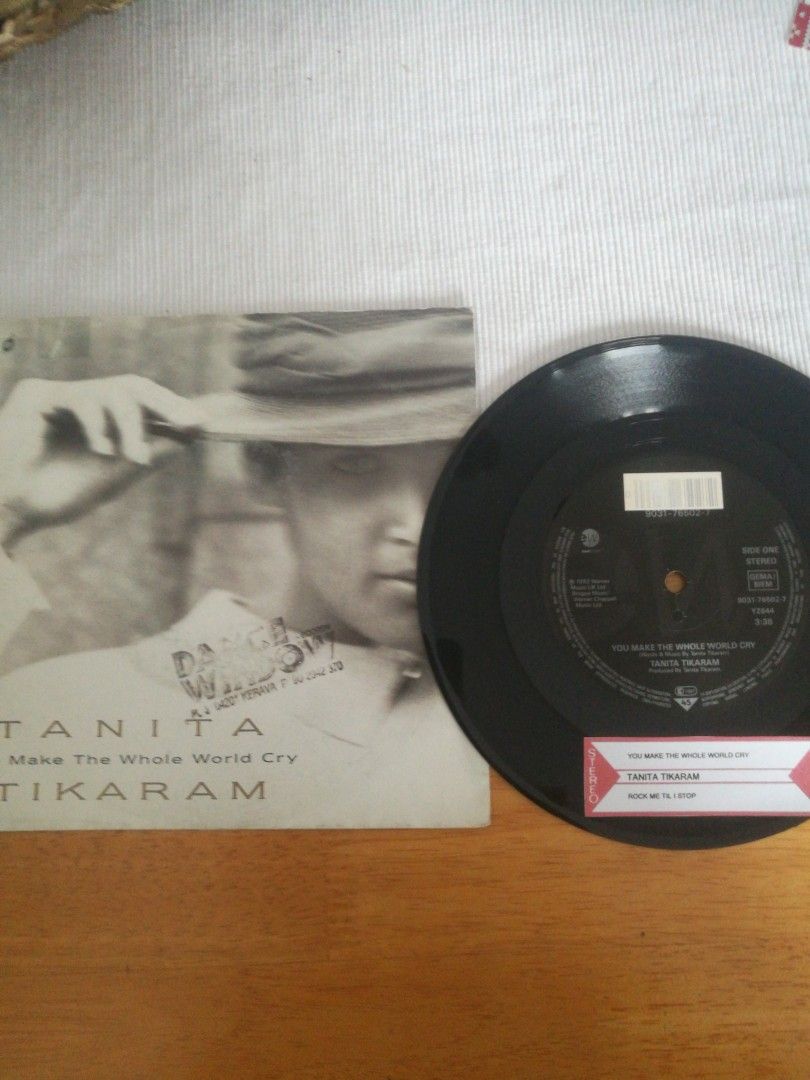 Tanita Tikaram 7" You make the whole world cry