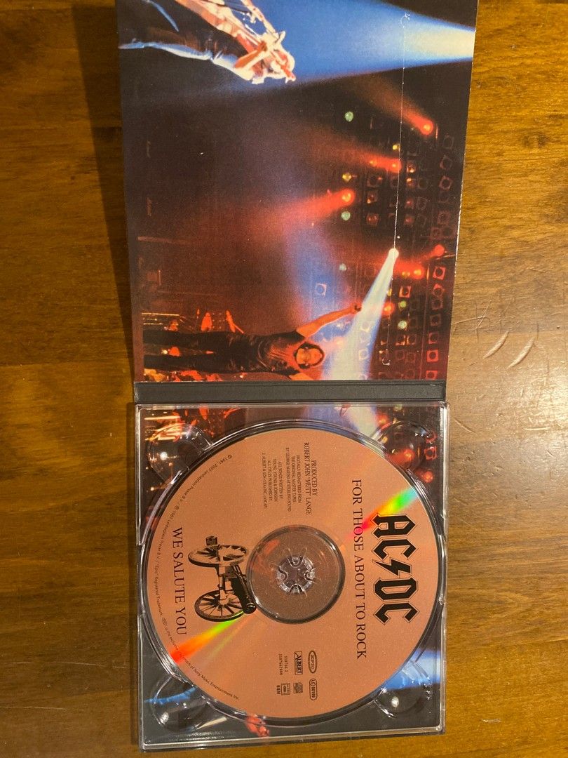 AC/DC For Those about to Rock CD