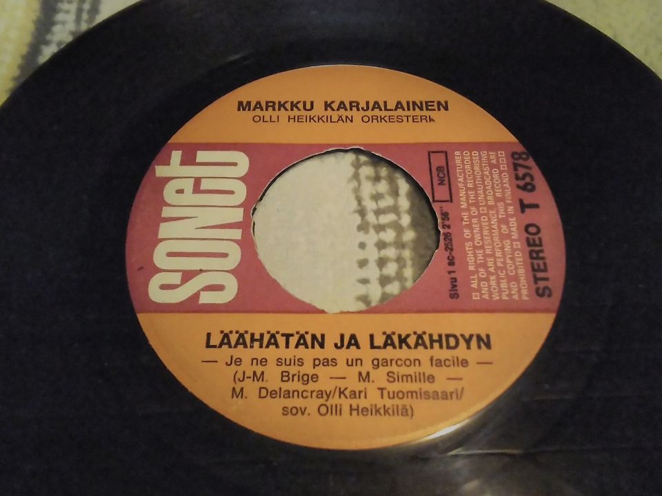 Markku Karjalainen 7" Läähätän ja läkähdyn