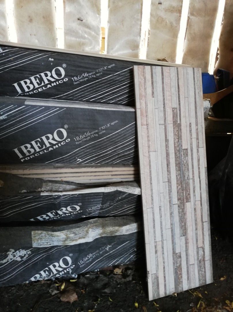 IBERO Porcelanico laatat, 4 pakettia, uudet, koko